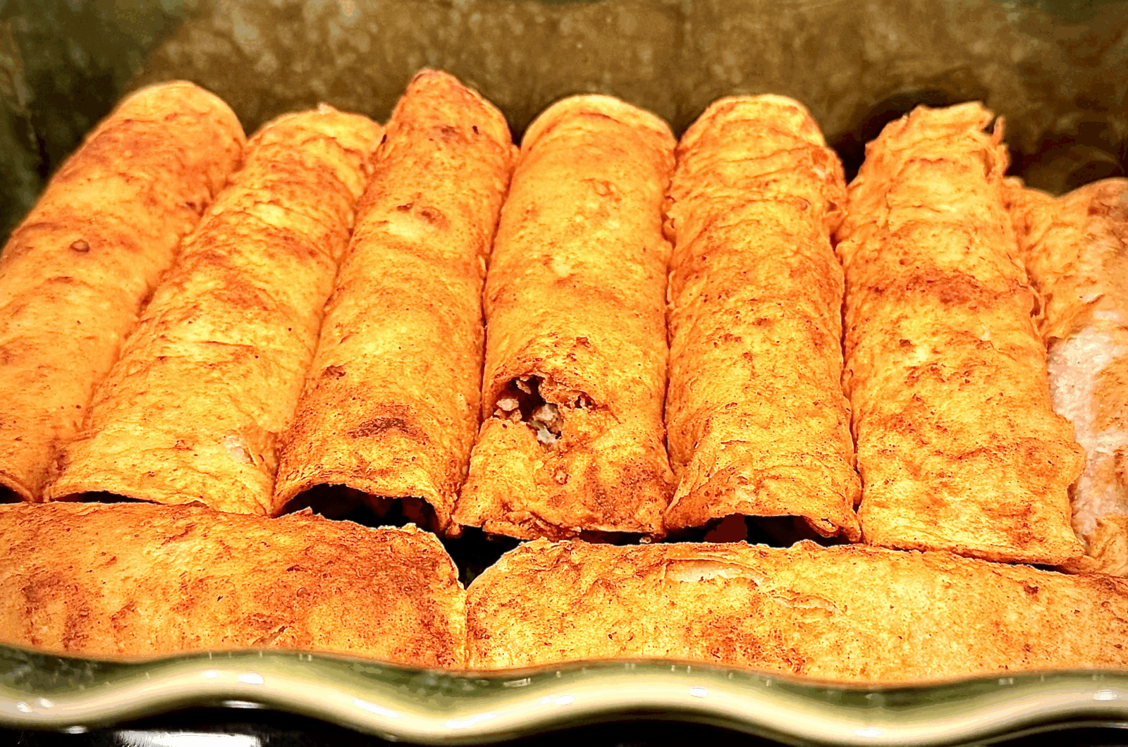 Vegan “Chicken” Enchiladas with Mushrooms & Cheese