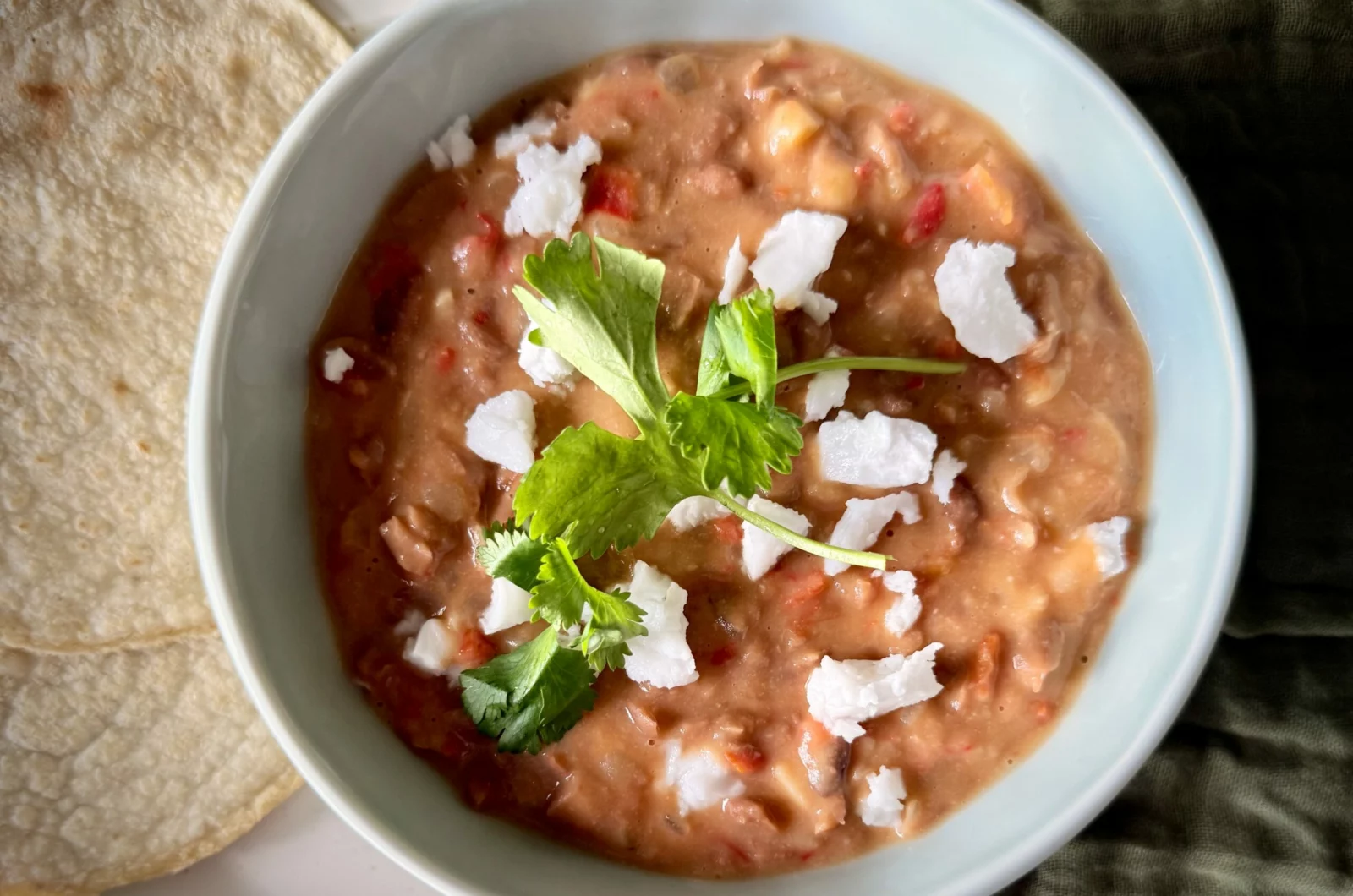 Vegan Refried Pinto Beans (From Scratch, No Lard)
