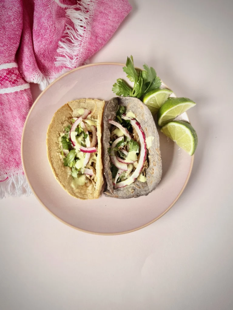 Vegan Oyster Mushroom Tacos (Carnitas-Style)